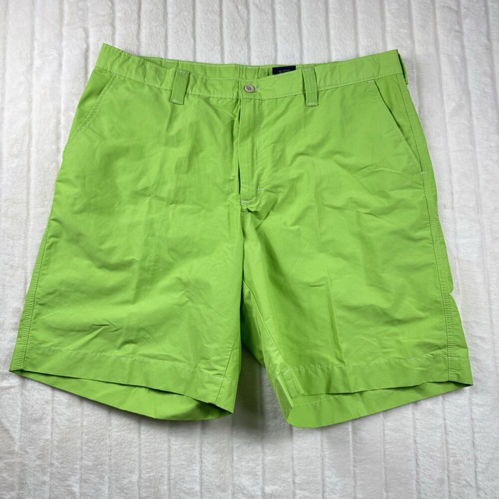 Bills Khakis Board Shorts Swim-to-Shore Mens 38 Green Lined Drawstring Nylon NWT
